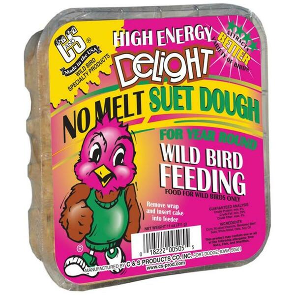 C & S Products Co C & S Products  11 oz High Energy Delight No Melt Suet Dough Cake, 8PK C&572548